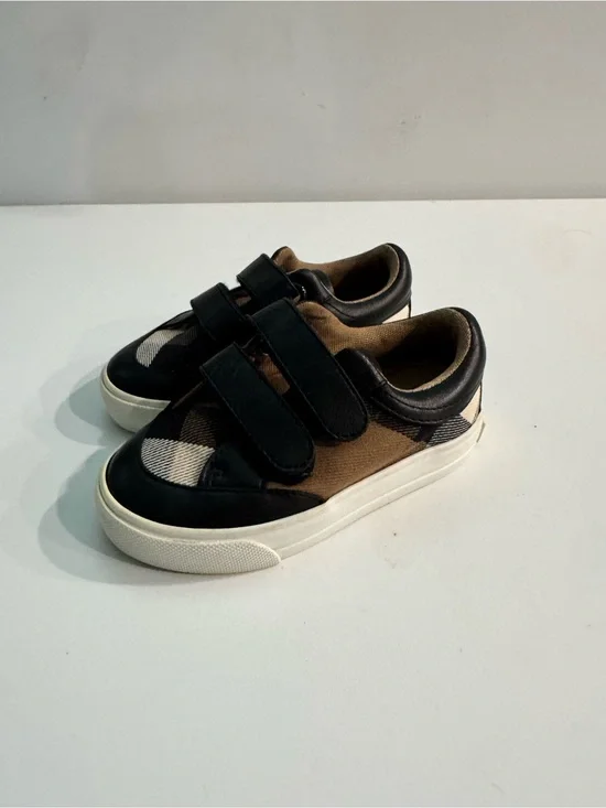 Burberry Brown and Black kids shoes 4 toddler