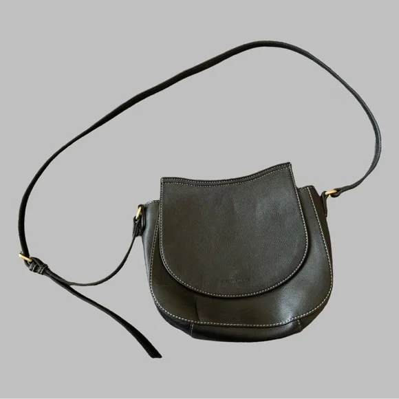 ELIZABETH AND JAMES Vegan Leather Satchel Crossbody Bag