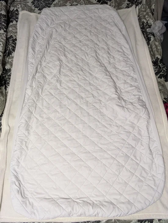 Mainstays Quilted Premium Crib & Toddler Bed Mattress Pad Protector