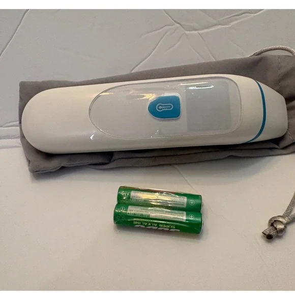 Multifunctional Infrared‎ Thermometer PC809 Ear and Forehead Digital White Blue
