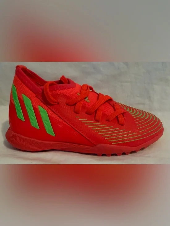 Adidas Predator edge.3 Turf Soccer Shoes Orange GV8503 Toddler Sz: 11K