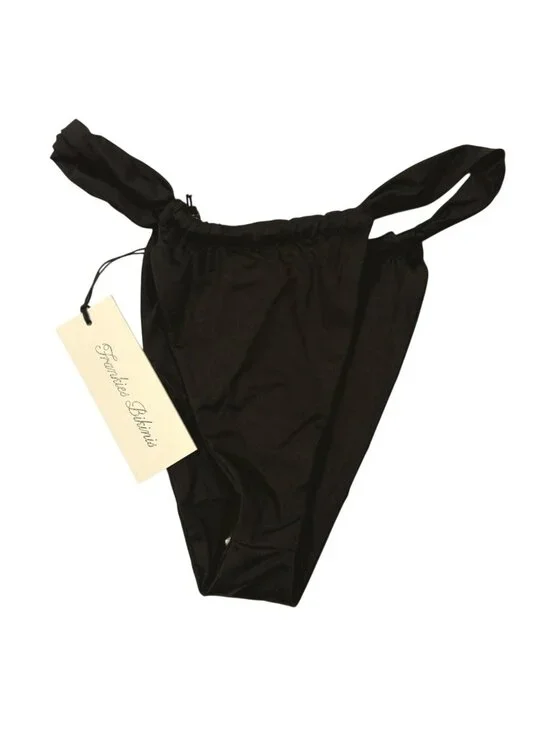 Frankies Bikinis Beckett Micro Bikini Bottom in Black