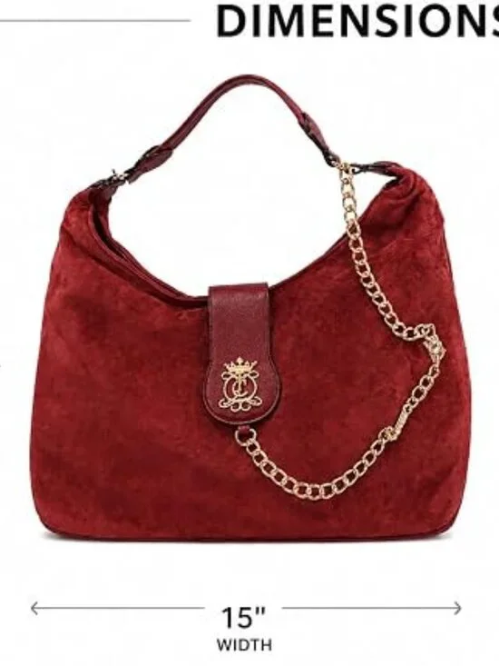 Juicy Couture Royal Crest Hobo Bag
