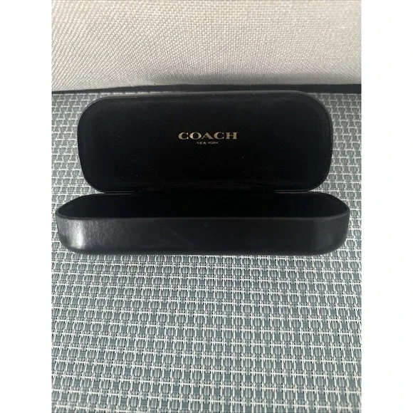 Coach New York Black Hard Eyeglasses Sunglasses Case Only