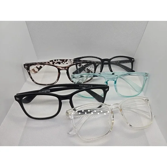 Lot Of 5 Cheers devices eyewear BL012‎ 52-20 141 Blue light filter eyeglasses