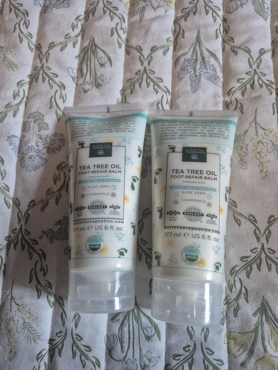 Tea Tree Oil Foot Repair Balm - White -