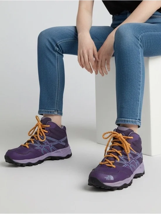 The North Face Waterproof Hydroseal Big Girl Hiking Sneakers Size 3 Shoes
