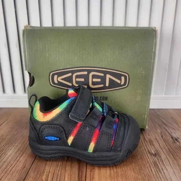 Keen Newport Toddler Sz 5 Black Original Tie Dye Outdoors Water Trail Hike Shoes