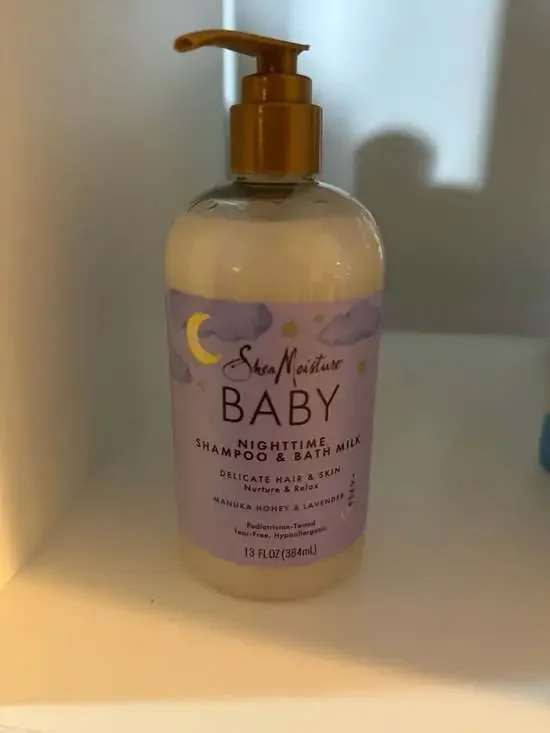 SheaMoisture Baby Nighttime Shampoo & Bath Milk Manuka Honey & Lavender - 13 fl