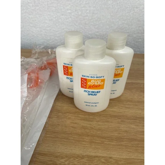Avon Skin-So-Soft Bug Guard Plus Itch Relief‎ Spray 2oz Bundle of 3 with Pumps