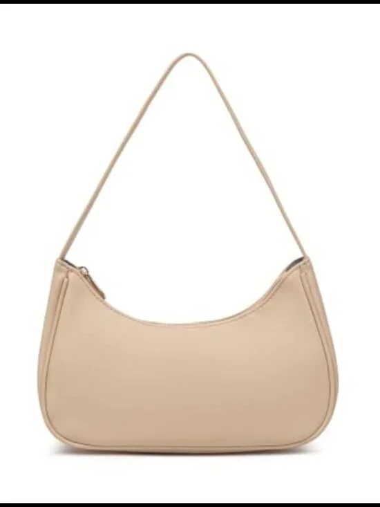 Vegan Leather Hobo Shoulder Bag Sling Tote Retro Clutch Purse Zip