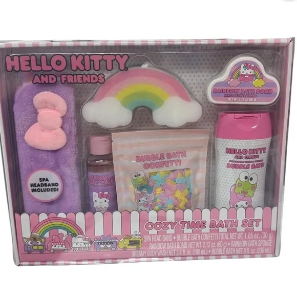 Hello Kitty and Friends Cozy Time Bath Set