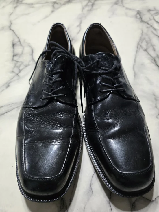 Clarks Classic Men's Black Leather Dress Shoes
