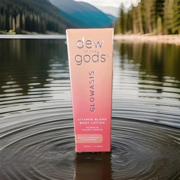 Dew of‎ the Gods Glowasis Body Lotion Pumpkin Sugar Cookie 3.38 oz Full Size NIB