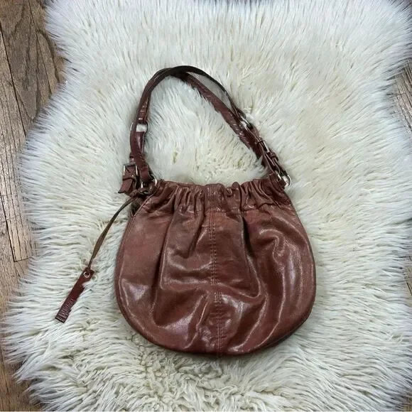 Aldo Tan Leather Hobo Bag