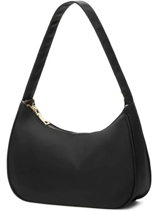 Cute Hobo Tote Shoulder Bag for Women, Mini Clutch Purse with Zipper Closure