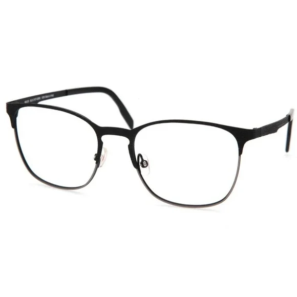 NEW‎ Maui Jim MJO2107-02MG Black Faux Wood EYEGLASSES FRAME 54-19-145 Italy