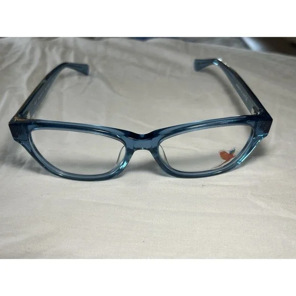 Maui Jim Eyeglasses MJO 2203-76PF Translucent Blue Frames‎ silver Core 51-17-143