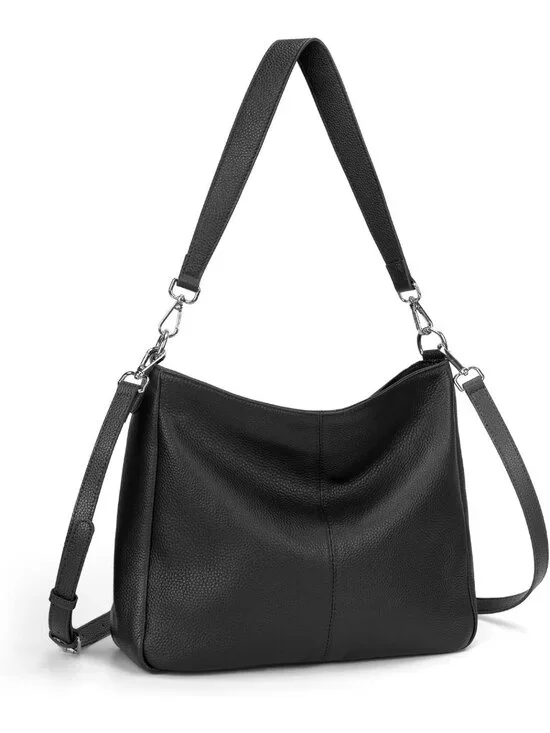 Soft Genuine Leather Hobo Bag for Women | Versatile Crossbody & Shoulder Purse