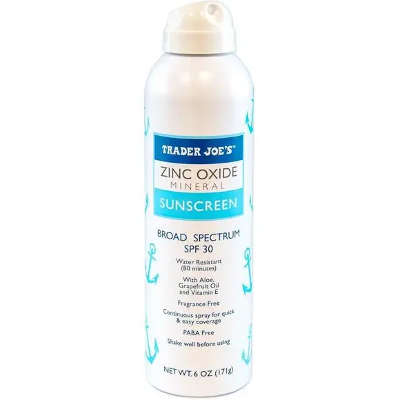 Trader Joe's — Zinc Oxide Mineral Sunscreen Spray SPF 30
