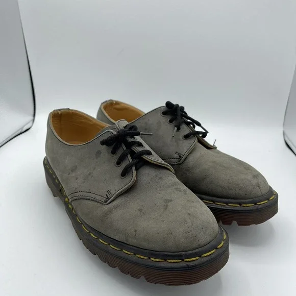 Dr. Marten‎ 1461 Oxford Green Leather Shoe Mens Size 7 Made In England