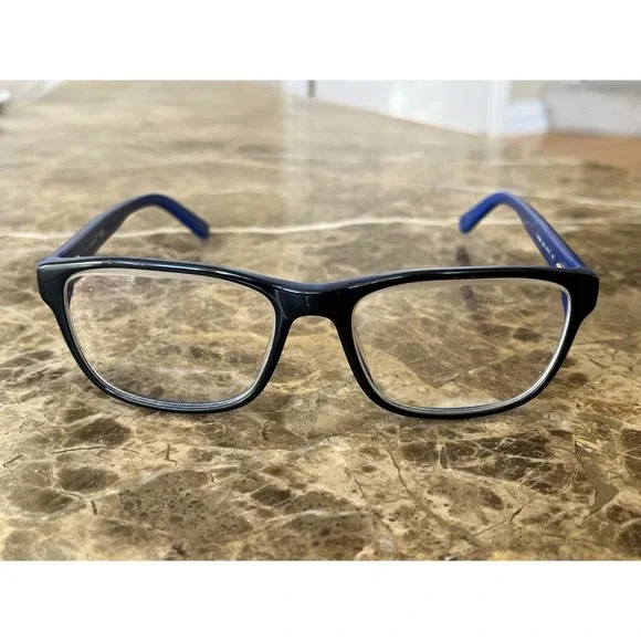 Men Calvin Klein‎ CK18540 003 Blue/Black Square Designated Eyeglasses 54-17-145