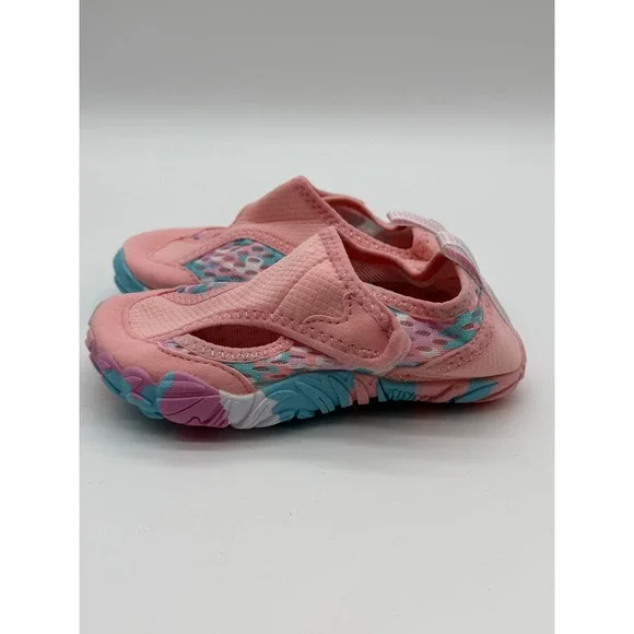 Kids Pink Water Shoes Quick Dry Aqua Socks Mesh Beach Pool Shoes 10‎ Toddler