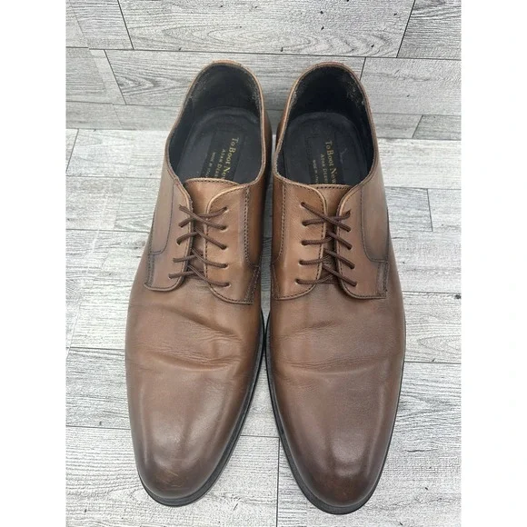 To Boot New York Adam‎ Derrick Oxford Dress Shoes Brown Leather Size 10M