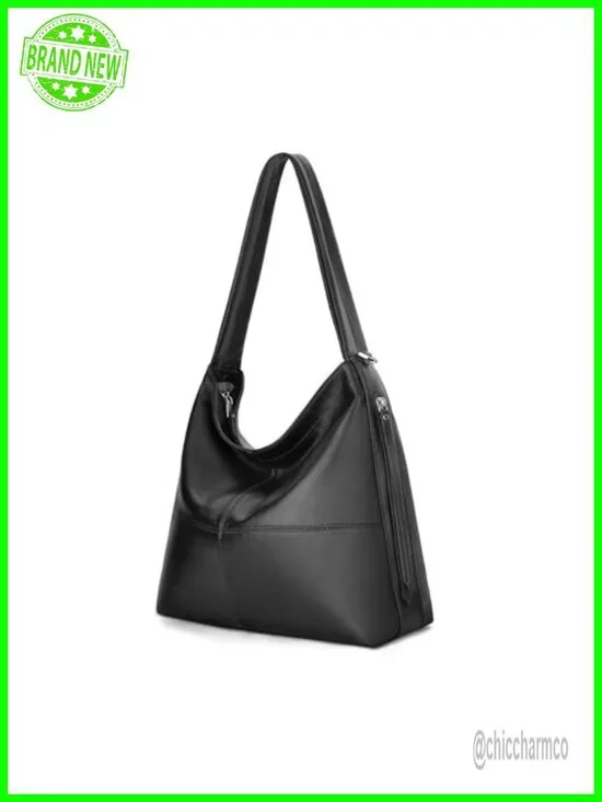 Genuine Leather Hobo Bag for Women Crossbody Purse Shoulder Handbag Tote