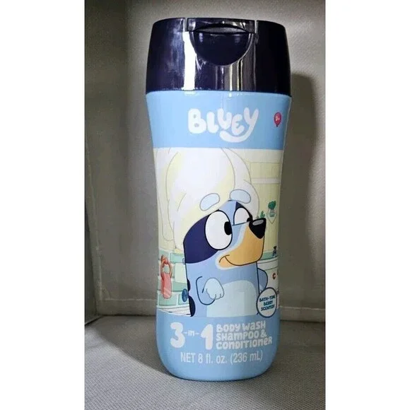 BLUEY 3-in-1 Body Wash Shampoo & Conditioner ~ Brand New Ltd Edition