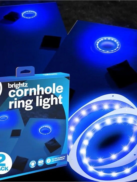 Brightz Cornhole Ring Light - LED Cornhole Board Lights (2 Pack)