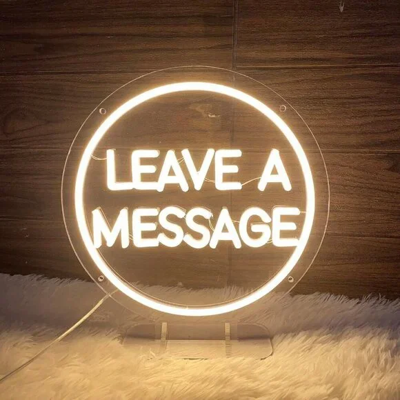 Audio Guest Book LED Neon Sign