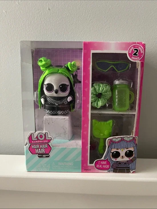 L.O.L. Surprise! Doll with Neon Green Hair and Matching Accessories