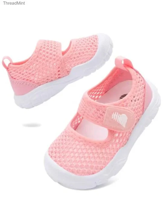 Toddler Water Shoes with Hook & Loop Straps, Non-Slip EVA Sole