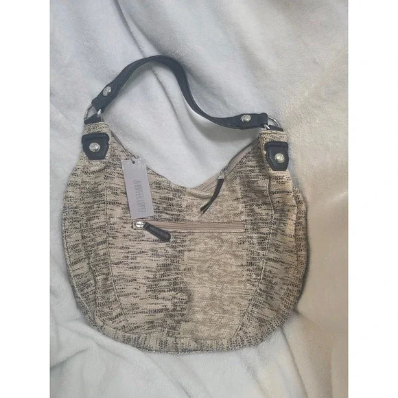 Jennifer Lopez Cruz Hobo Bag Nomad Snake Print Metallic JL4119S New