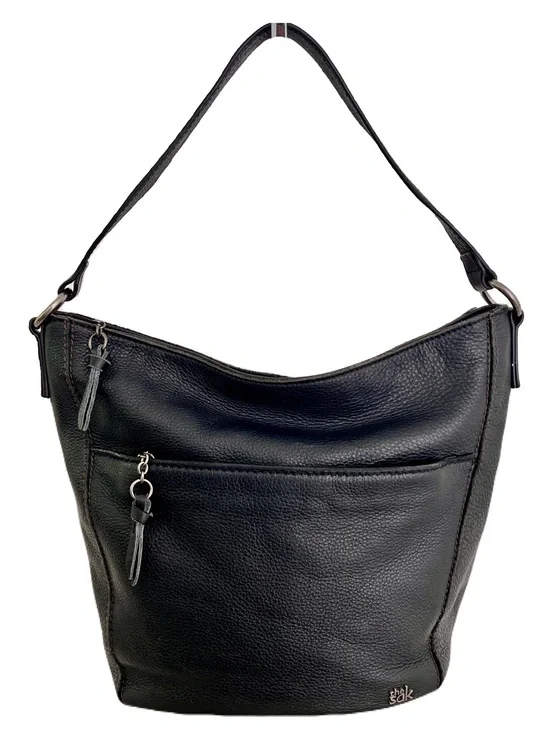 The Sak Black Leather ‘Lucia’ Hobo Shoulder Bag