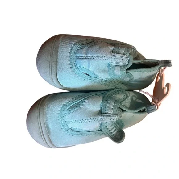 Cat & Jack Water Shoes Swim Socks Unisex Kids Youth L‎ 9-10 Turquoise Aqua