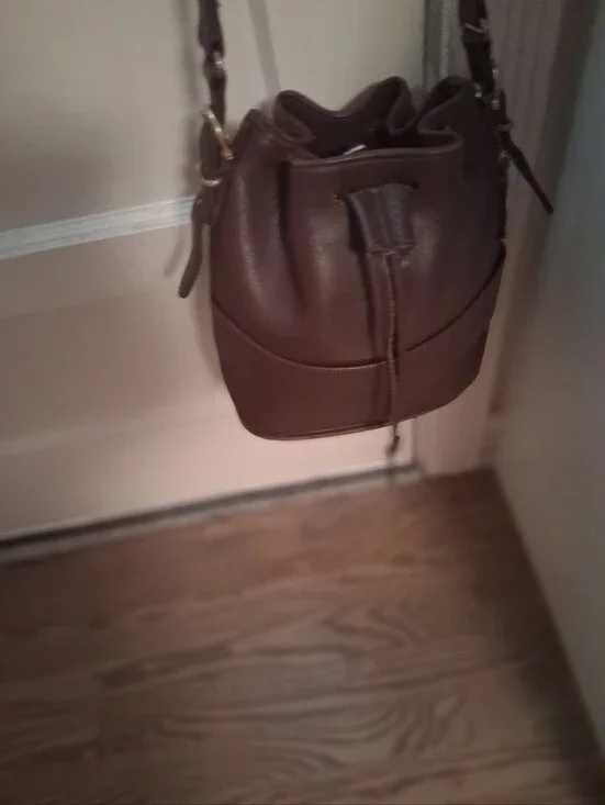 Women's Vintage Med Coach Bucket Bag