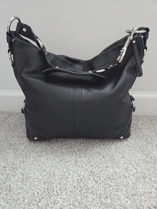 COACH black CARLY Bag