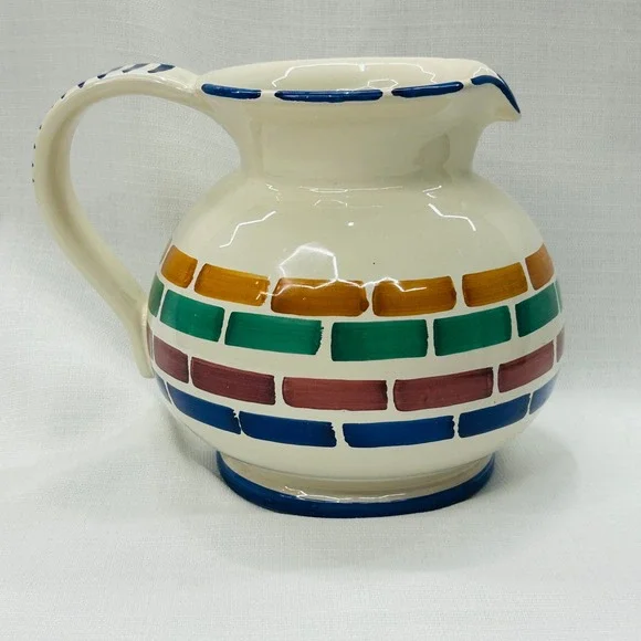 VIntage Pier 1 Imports Ceramic Pitcher 7