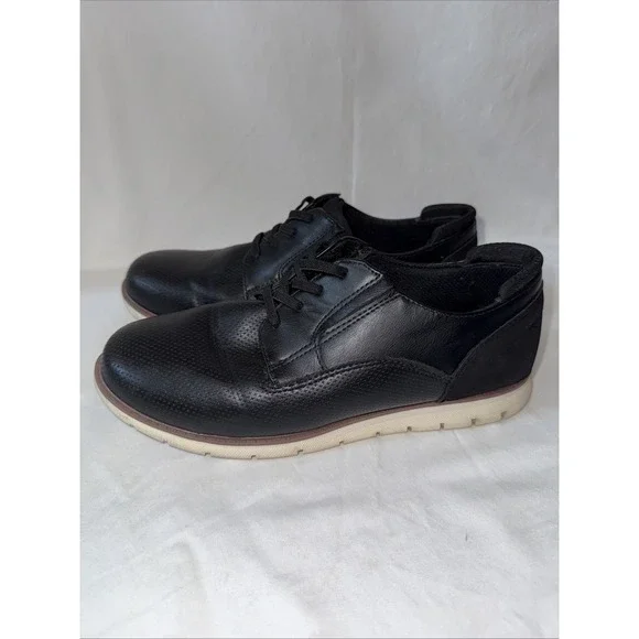 Vostey Men's Oxfords Sz 7‎ M Black Casual Dress Shoes BMY641