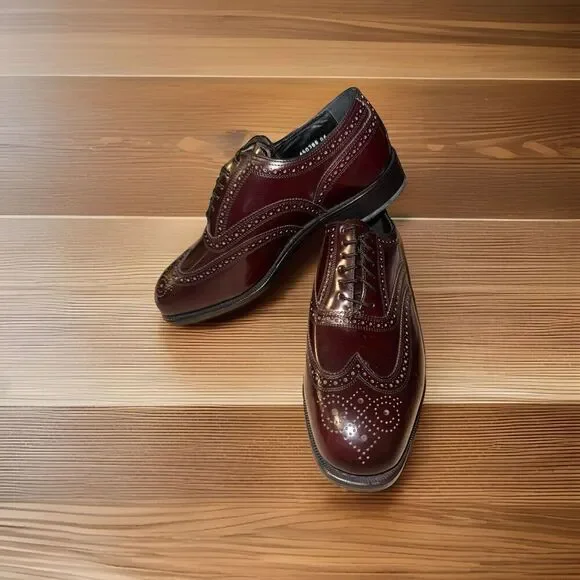 Florsheim Burgundy Wingtip Oxfords