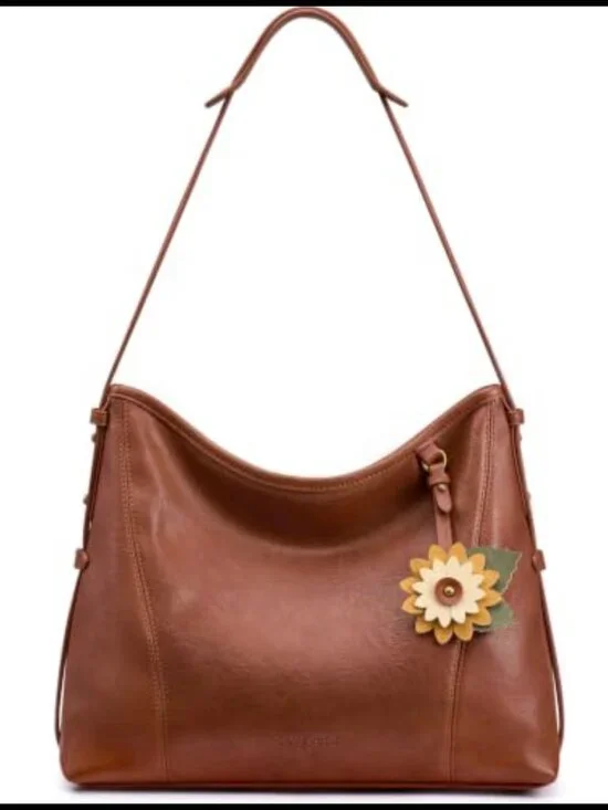LOVEVOOK Hobo Shoulder Bag Crossbody Purse PU Leather