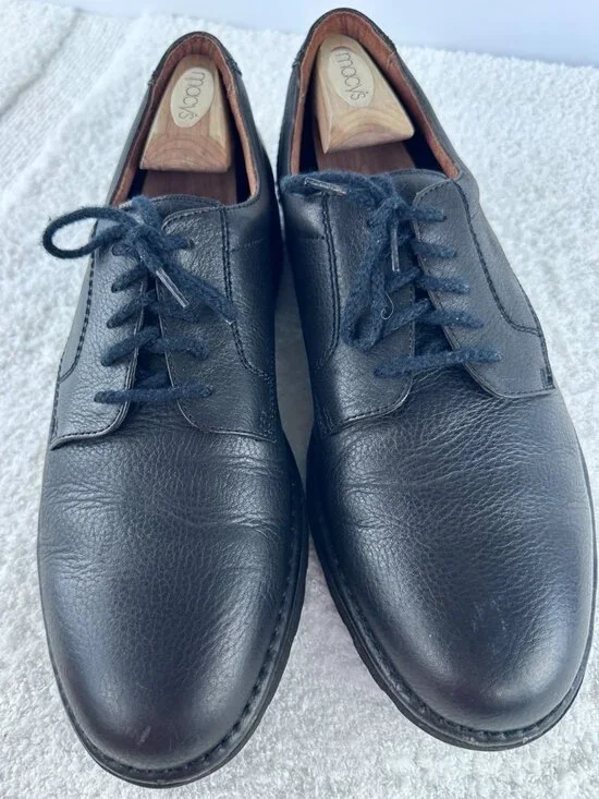 DreSport By Rockport Black Leather Oxford Shoes Mens 11M