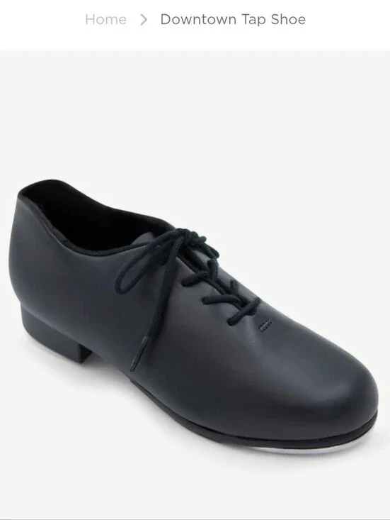 Capezio Black Downtown Tap Shoe 9.5?** Womens/ Mens 8.5 ?**Jazz Dance Teletap