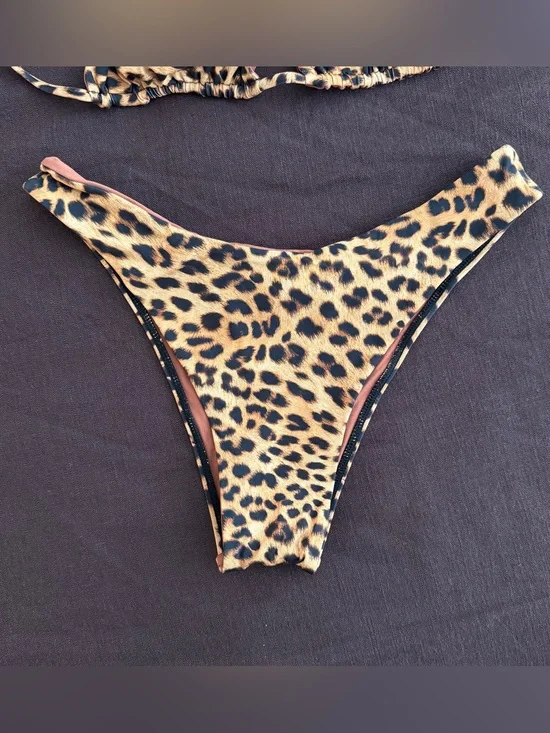 Monday Swimwear jaguar Print Bikini Bottoms - Byron bottom