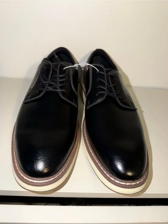 Steve Madden P-Jansen Black Hybrid Oxford Dress Sneakers Mens 10