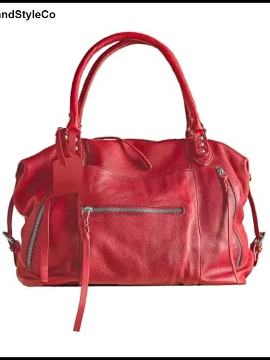 Large Vegan Leather Hobo Tote Crossbody Bag Adjustable Strap