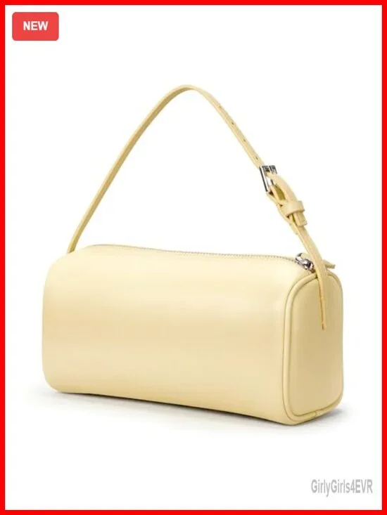 Vegan Leather Mini Crossbody Barrel Purse Hobo Bag with Adjustable Strap