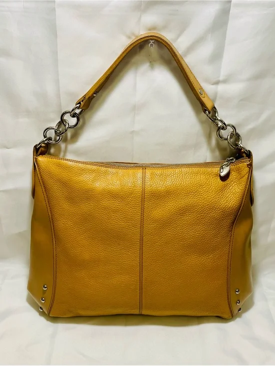 Vintage Furla Studded Leather Hobo Shoulder Bag ✨RARE✨